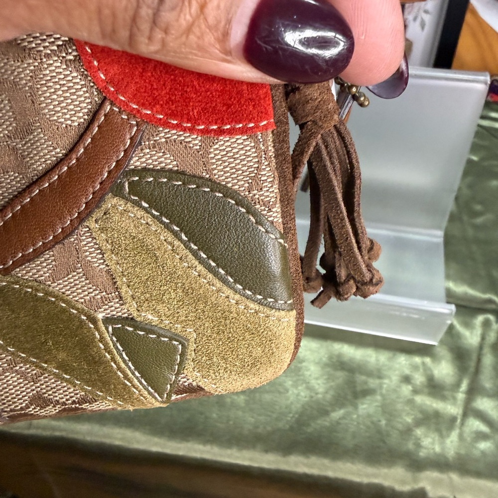 Coach Poppy for Peace Special Edition Wristlet - Picture 2 of 14